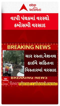 Vapi Rain : આગાહી વચ્ચે વલસાડના વાપીમાં પડ્યો કમોસમી વરસાદ