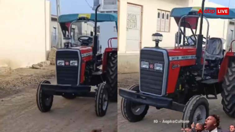 टेस्ला क्या है रे… सेल्फ ड्राइविंग मोड में चलता दिखा देसी ट्रैक्टर, हैरान कर देगा वीडियो टेस्ला क्या है रे… सेल्फ ड्राइविंग मोड में चलता दिखा देसी ट्रैक्टर, हैरान कर देगा वीडियो