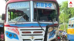 খড়িবেড়িয়ায় দুটো বাসের রেষারেষির ও ধাক্কার ফলে বড় দুর্ঘটনা, আহত মহিলা, শিশু মিলিয়ে প্রায় ৭০