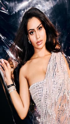 Nysa Devgan Channels Modern Elegance In A Corset Style Saree Look