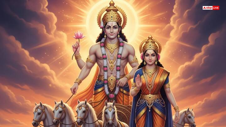 धार्मिक रूप से माना जाता है कि कि डूबते समय सूर्य देव अपनी दूसरी पत्नी प्रत्यूषा के साथ में होते है. इस समय अर्घ्य देने से जीवन में चल रही हर समस्या दूर हो जाती है और सभी मनोकामनाएं पूर्ण होती है.