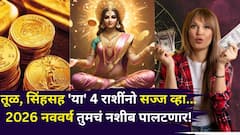 तूळ, सिंहसह 'या' 4 राशींनो...2026 नववर्ष तुमचं नशीब पालटणार! शनि, गुरू, राहू, केतूचं प्रचंड पाठबळ, चुंबकासारखा पैसा..