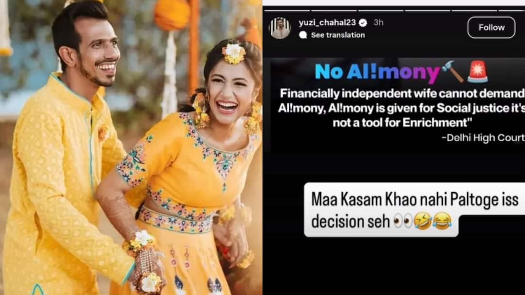 Yuzvendra Chahal Sparks Alimony Speculation with Viral Social Media Post