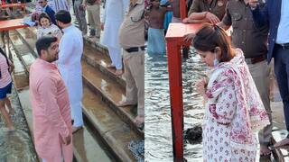 'हरि के द्वार' पहुंचीं एमएस धोनी की वाइफ साक्षी, छठ पूजन से पहले किया गंगा स्नान; दिखा आस्था और सादगी का संगम