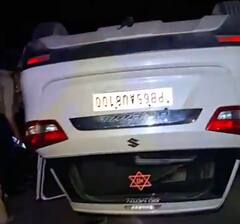 ਪੰਜਾਬ 'ਚ ਅਵਾਰਾ ਪਸ਼ੂਆਂ ਨਾਲ ਵਾਪਰਿਆ ਭਿਆਨਕ ਹਾਦਸਾ, ਪਲਟੀ ਕਾਰ; ਲੋਕਾਂ 'ਚ ਮੱਚੀ ਹਫੜਾ-ਦਫੜੀ