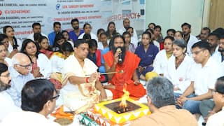 पतंजलि इमरजेंसी हॉस्पिटल का शुभारंभ, मिलेंगी अत्याधुनिक सुविधाएं, रामदेव बोले- बिजनेस नहीं, सेवा का संकल्प