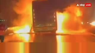 Bus Accident: હૈદરાબાદ હાઇવે પર ભયંકર બસ અક્માત, યાત્રી જીવતા સળગ્યા,15 ઘાયલ