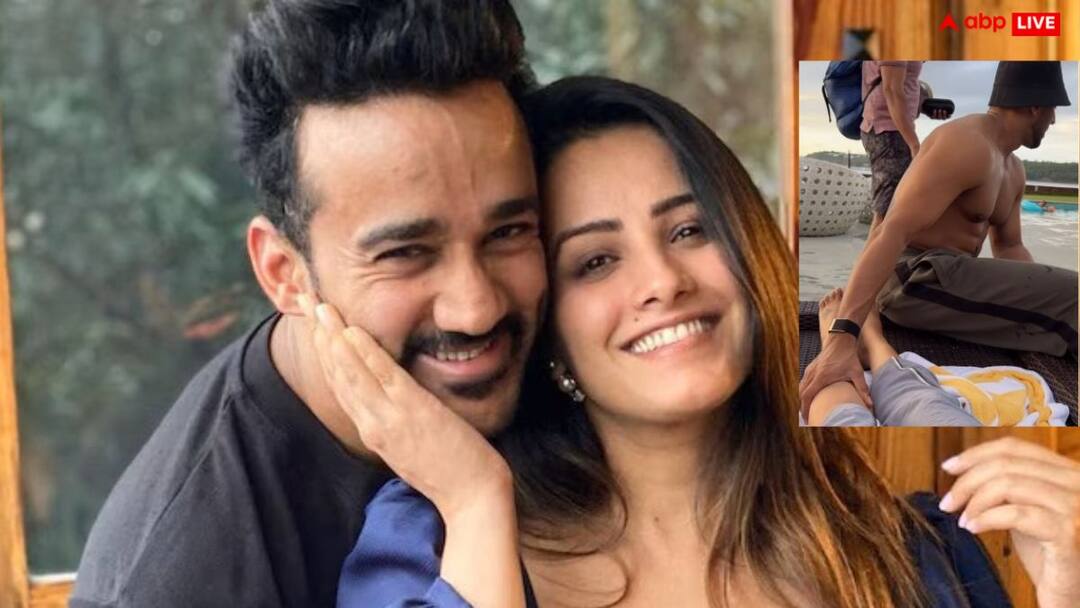 Anita Hassanandani Shared Funny Video With Husband Rohit Reddy Social Media Users Gave Reaction ‘ऐसा पति सबको मिले..’, बीच पर रोहित रेड्डी ने दबाए वाइफ अनीता हसनंदानी के पैर, यूजर्स ने जमकर की तारीफ