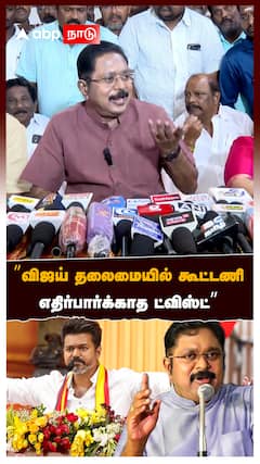 ”விஜய் தலைமையில் கூட்டணி! எதிர்பார்க்காத ட்விஸ்ட்”:TTV Dhinakaran on Vijay
