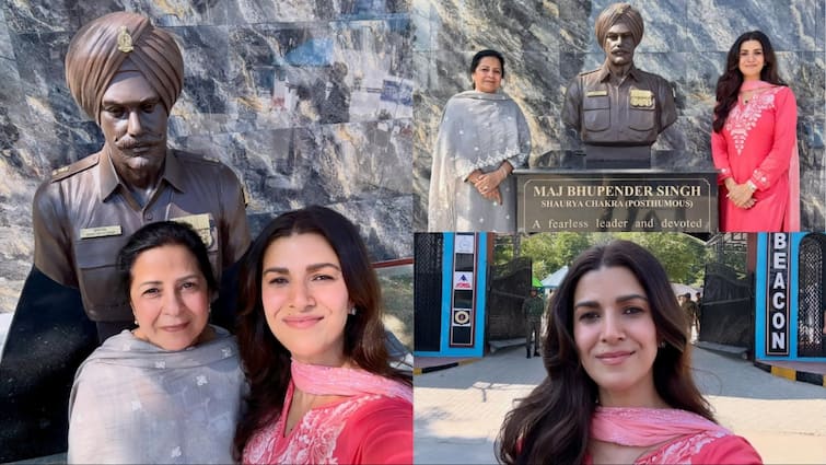 शहीद पिता की समाधि पर नमन कर निमरत कौर ने लिखा भावुक नोट, बलिदान को किया याद