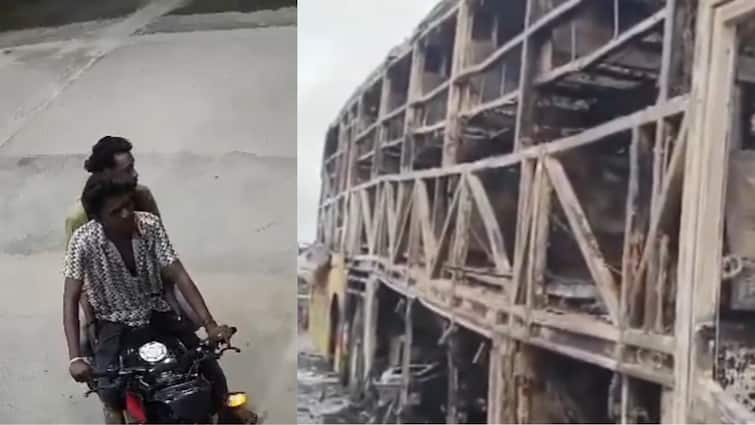Kurnool Bus Fire: Viral Video Captures Biker’s Reckless Ride Seconds Before Deadly Crash Kurnool Bus Fire: Viral Video Captures Biker’s Reckless Ride Seconds Before Deadly Crash