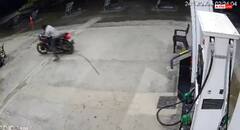 कुरनूल बस हादसे से पहले का CCTV वीडियो वायरल, बाइक सवार के नशे में होने का दावा