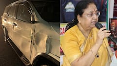 UP Minister Narrowly Escapes Accident After Truck Tyre Bursts, Hits Her Car On Agra-Lucknow Expressway