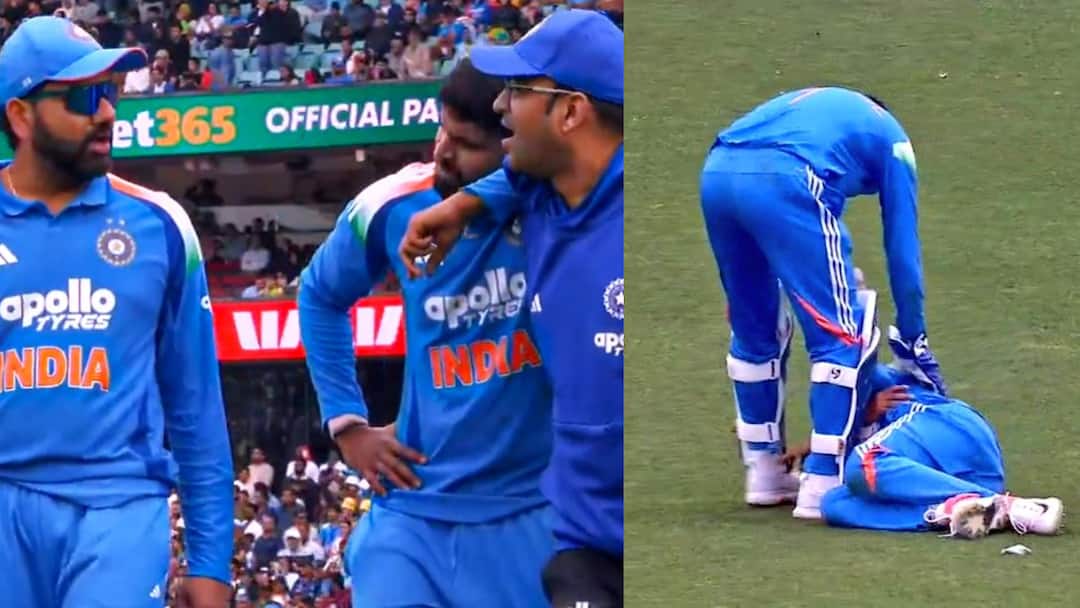 Watch: कैच पकड़ते हुए श्रेयस अय्यर को लगी चोट, दर्द से हुआ बुरा हाल; क्या कर पाएंगे बल्लेबाजी?
