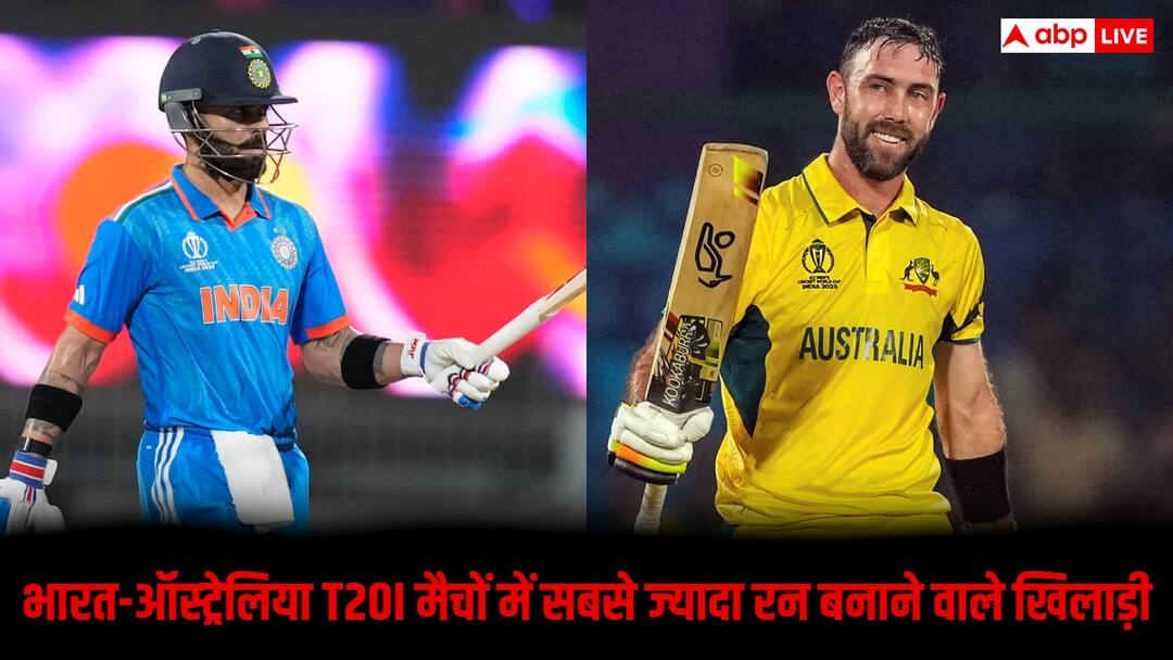 ind vs aus list of top 5 players with most runs for australia vs india in t20i IND vs AUS T20I: भारत-ऑस्ट्रेलिया टी20 मुकाबलों में सबसे ज्यादा रन बनाने वाले खिलाड़ी कौन, देखिए टॉप 5 की पूरी लिस्ट