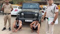 Two Arrested After Viral Video Shows Man Urinating From Moving Thar In Gurugram