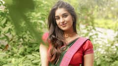 Yukti Thareja Saree Photos: చక్కగా చీర కట్టిన కే ర్యాంప్ హీరోయిన్ యుక్తి... వైరల్ ఫోటోలు