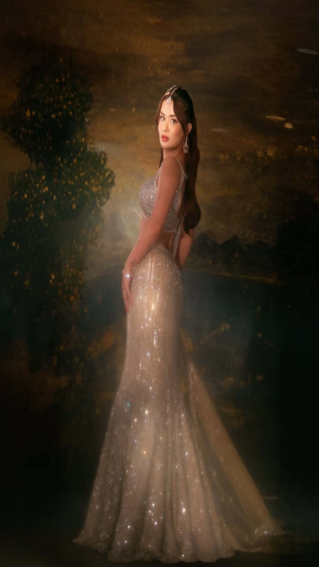Avneet Kaur Shines In Champagne Embellished Lehenga Avneet Kaur Shines In Champagne Embellished Lehenga