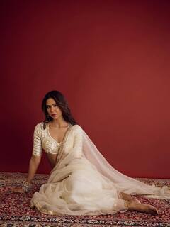 सोनम बाजवा ने साड़ी पहन ढाया कहर, फोटोज देख फैंस हुए दीवाने