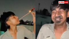 छपरी की दिवाली... मुंह में रॉकेट दबाकर लगा दी आग, फिर हो गया धुआं-धुआं; देखें वीडियो