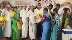 துணை முதல்வர் பிறந்த நாளை ஒட்டி தூய்மைப் பணியாளர்களுக்கு நலத்திட்ட உதவி