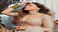 Aamna Sharif PHOTO:  ટ્રેડિશનલ લૂકમાં આમના શરીફનો 'પ્રિન્સેસ' અવતાર,લહેંગા ચોલીમા આપ્યા હટકે પોઝ