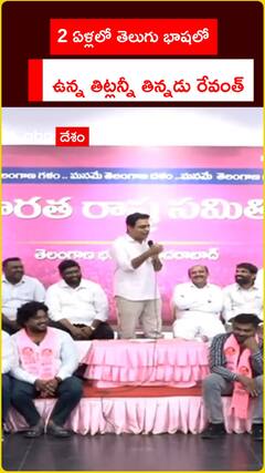 2 ఏళ్లలో ఉన్న తిట్లన్నీ తిన్నడు రేవంత్: కేటీఆర్