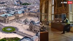 पेरिस के लूवर म्यूजियम से चोरी करने के दो संदिग्धों को पुलिस ने दबोचा, क्रेन से भागते आए नजर