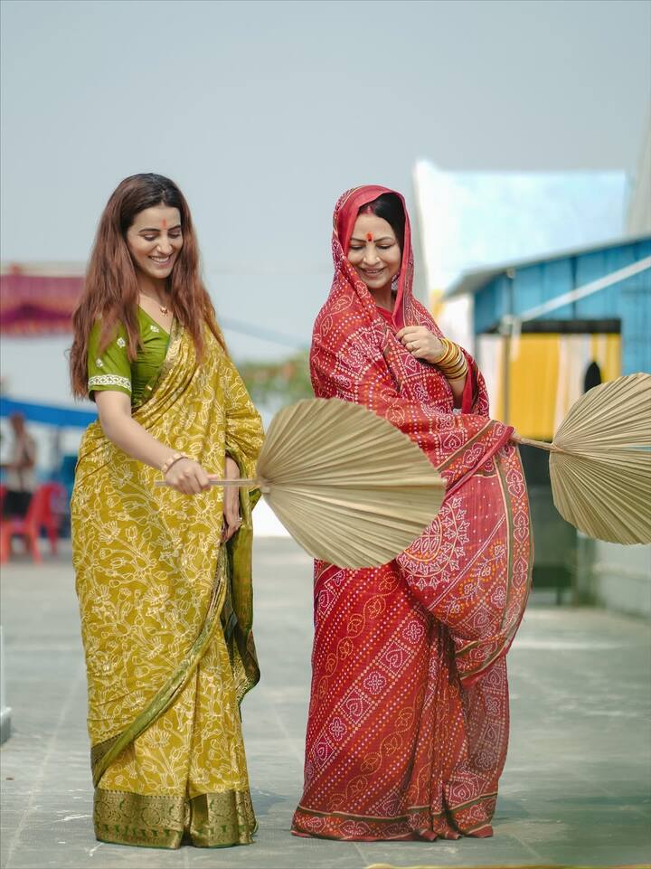 फोटोज के कैप्शन में उन्होंने लिखा- पवित्रता का पहला पड़ाव, नहाय-खाय से शुरू हुआ आस्था का प्रवाह. जय छठी मईया की.