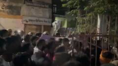 Tension Grips Chhattisgarh's Bemetara After Speeding Car Kills 1; Protestors Carry Body To Police Station