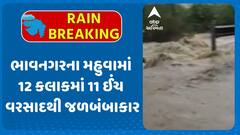 Bhavnagar Rain: ભાવનગરના મહુવામાં 12 કલાકમાં 11 ઈંચ વરસાદથી જળબંબાકાર