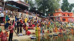 UP के इन जिलों में छठ की धूम, सांसद रवि किशन ने गोरखपुर में अर्पित किया अर्घ्य