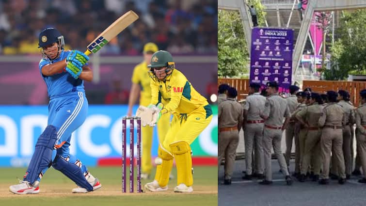 600 पुलिस, 24×7 सुरक्षा, इंदौर की घटना के बाद नवी मुंबई में अलर्ट! होगा IND-W v AUS-W सेमीफाइनल 600 पुलिस, 24×7 सुरक्षा, इंदौर की घटना के बाद नवी मुंबई में अलर्ट! होगा IND-W v AUS-W सेमीफाइनल