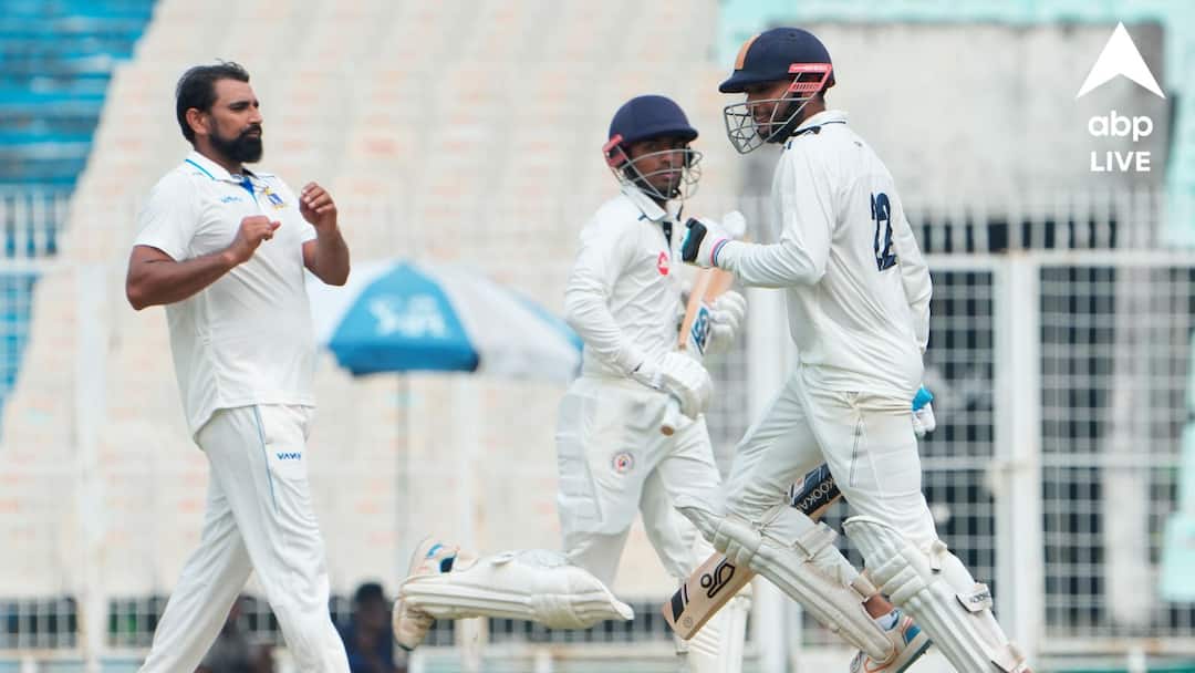 ২৮২ রানের পুঁজি হাতে, ফুটছে বাংলা, মঙ্গলবার ইডেনে রঞ্জি ম্যাচের রুদ্ধশ্বাস পরিণতির অপেক্ষা ২৮২ রানের পুঁজি হাতে, ফুটছে বাংলা, মঙ্গলবার ইডেনে রঞ্জি ম্যাচের রুদ্ধশ্বাস পরিণতির অপেক্ষা