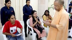UP CM Yogi Adityanath Resumes 'Janta Darshan' At Residence In Lucknow After Diwali