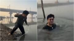 Delhi BJP MLA Slips And Falls Into Yamuna While Filming Reel: Video