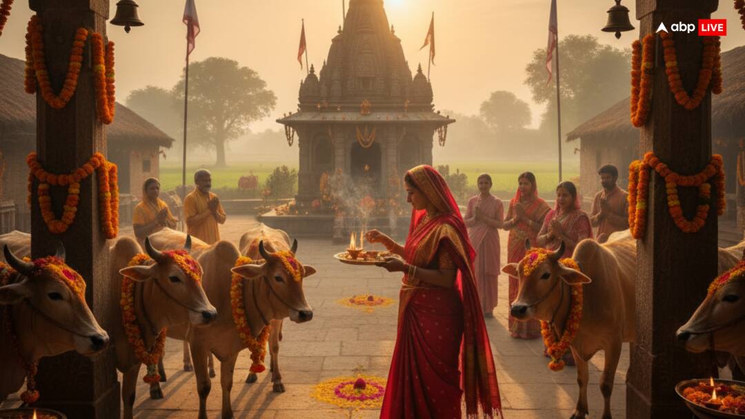 Gopashtami 2025: गौसेवा और श्रीकृष्ण की भक्ति का दिव्य संगम, जाने पूर्ण कथा और पूजा विधि! gopashtami 2025 divine confluence of cow service and devotion to lord Krishna Gopashtami 2025: गौसेवा और श्रीकृष्ण की भक्ति का दिव्य संगम, जाने पूर्ण कथा और पूजा विधि!