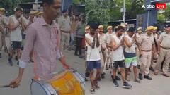 राजस्थान: पाली में ढोल-नगाड़ों से निकला अपराधियों का जुलूस, हाथ जोड़कर मांगी माफी