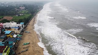 Cyclone Montha Landfall Begins In Andhra Pradesh, Heavy Rains Lash Coastal Areas