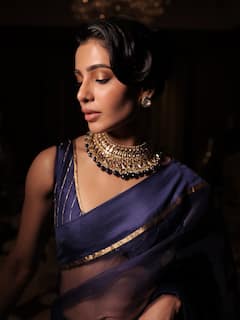 Samantha: ఉయద్‌పూర్ ప్యాలెస్‌లో మహారాణీలా సమంత... బ్లూ శారీలో బ్యూటిఫుల్ ఫోటోస్