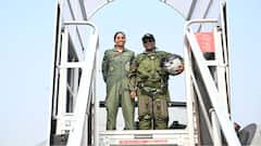 President Murmu Poses With Rafale Pilot Falsely Claimed To Have Been Captured By Pakistan