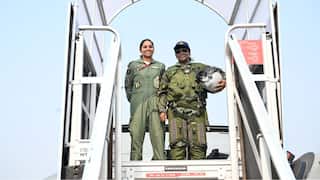 President Murmu Poses With Rafale Pilot Falsely Claimed To Have Been Captured By Pakistan