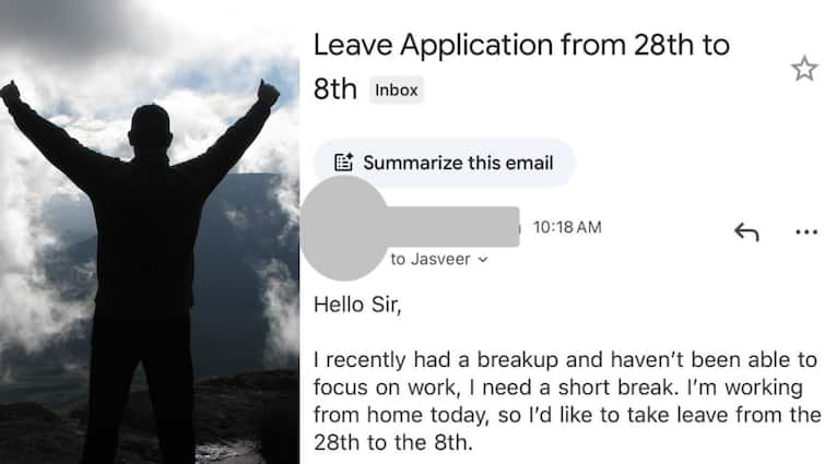 ‘Had A Breakup’: CEO Shares Gen Z Employee’s Honest Leave Request, Internet Divided ‘Had A Breakup’: CEO Shares Gen Z Employee’s Honest Leave Request, Internet Divided