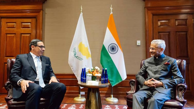 Cyprus FM Constantinos Kombos Begins First Official Visit To India Cyprus FM Constantinos Kombos Begins First Official Visit To India