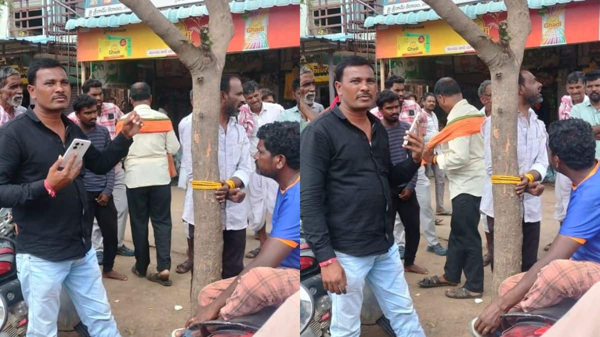 Adilabad News: ఇందిరమ్మ ఇంటి బిల్లు ఇవ్వలేదని దారుణం.. లబ్ధిదారురాలి భర్తను చెట్టుకు కట్టేసి వేధింపులు