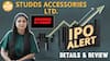 IPO Alert: Studds Accessories Ltd. IPO में Invest करने से पहले जानें GMP, Price Band| Paisa Live