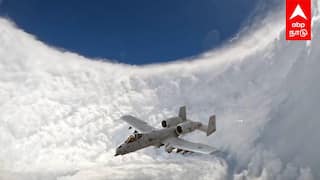 புயல் இப்படி தான் இருக்குமா? சூறாவளியை வீடியோ எடுத்த அமெரிக்கா ராணுவம்..! | Melissa Cyclone