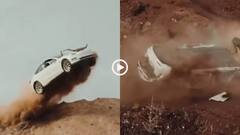 Video: टेस्ला कार को पहाड़ी से नीचे फेंका, रिकॉर्ड किया वीडियो, इस यूट्यूबर ने ऐसा क्यों किया?