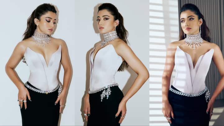 Rashmika Mandanna Viral Pics: रश्मिका मंदाना की लेटेस्ट तस्वीरें सोशल मीडिया पर खूब वायरल हो रही हैं. जिसमें एक्ट्रेस ग्लैमरस लुक में कहर ढहाती हुई नजर आई.