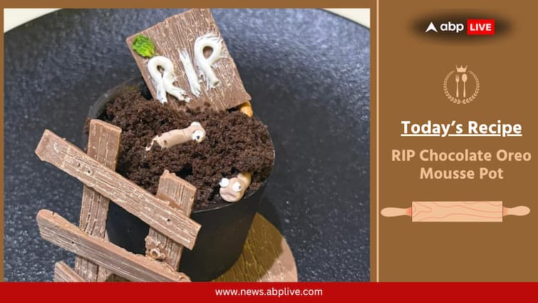 हैलोवीन 2025 रेसिपी: स्वादिष्ट उत्सव के लिए 'आरआईपी चॉकलेट मड मूस पॉट' तैयार करें हैलोवीन 2025 रेसिपी आरआईपी चॉकलेट - चॉकलेट मड मूस पॉट हैलोवीन 2025 रेसिपी: एक स्वादिष्ट उत्सव के लिए 'आरआईपी चॉकलेट मड मूस पॉट' तैयार करें